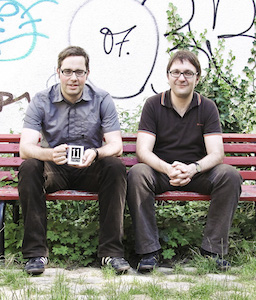 11 FREUNDE-Redakteure Philipp KOSTER (links) und Jens KIRSCHNECK